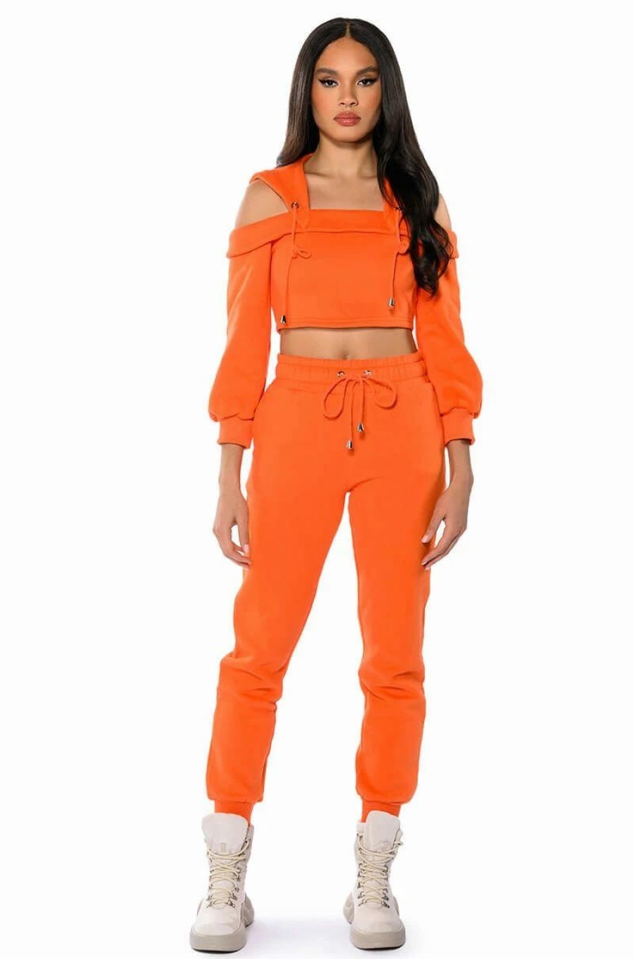 Two Piece Sets * | Guilty By Association Jogger Orange