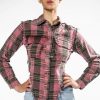 Long Sleeve Tops * | Cool Again Flannel Blouse Multi