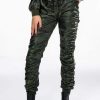 Two Piece Sets * | Youre The Problem Ruched Jogger Camo