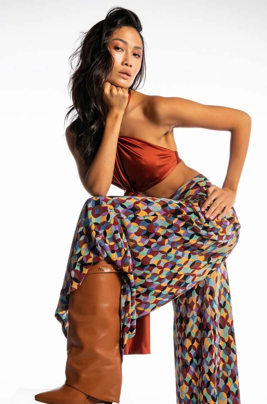 Two Piece Sets * | No Promises Palazzo Pants Multi