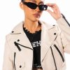 Moto Jackets * | Count The Stars Basic Moto Jacket Ivory