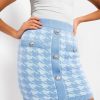 Two Piece Sets * | High Maintenance Houndstooth Mini Skirt