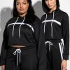 Hoodies And Sweatshirts * | Rumors Cropped Hoodie Black