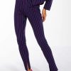 Two Piece Sets * | Sweet Like Sugar Pinstripe Skinny Pant Blue Multi