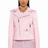 Moto Jackets * | Leave Me Alone Moto Jacket Light Pink