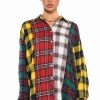 Long Sleeve Tops * | Casually Cool Plaid Buttondown Red Multi